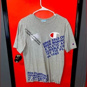 Champions Gray T-shirt M size